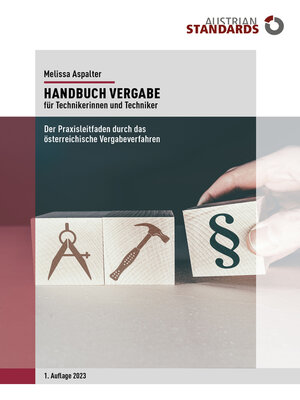 cover image of Handbuch Vergabe für Technikerinnen und Techniker